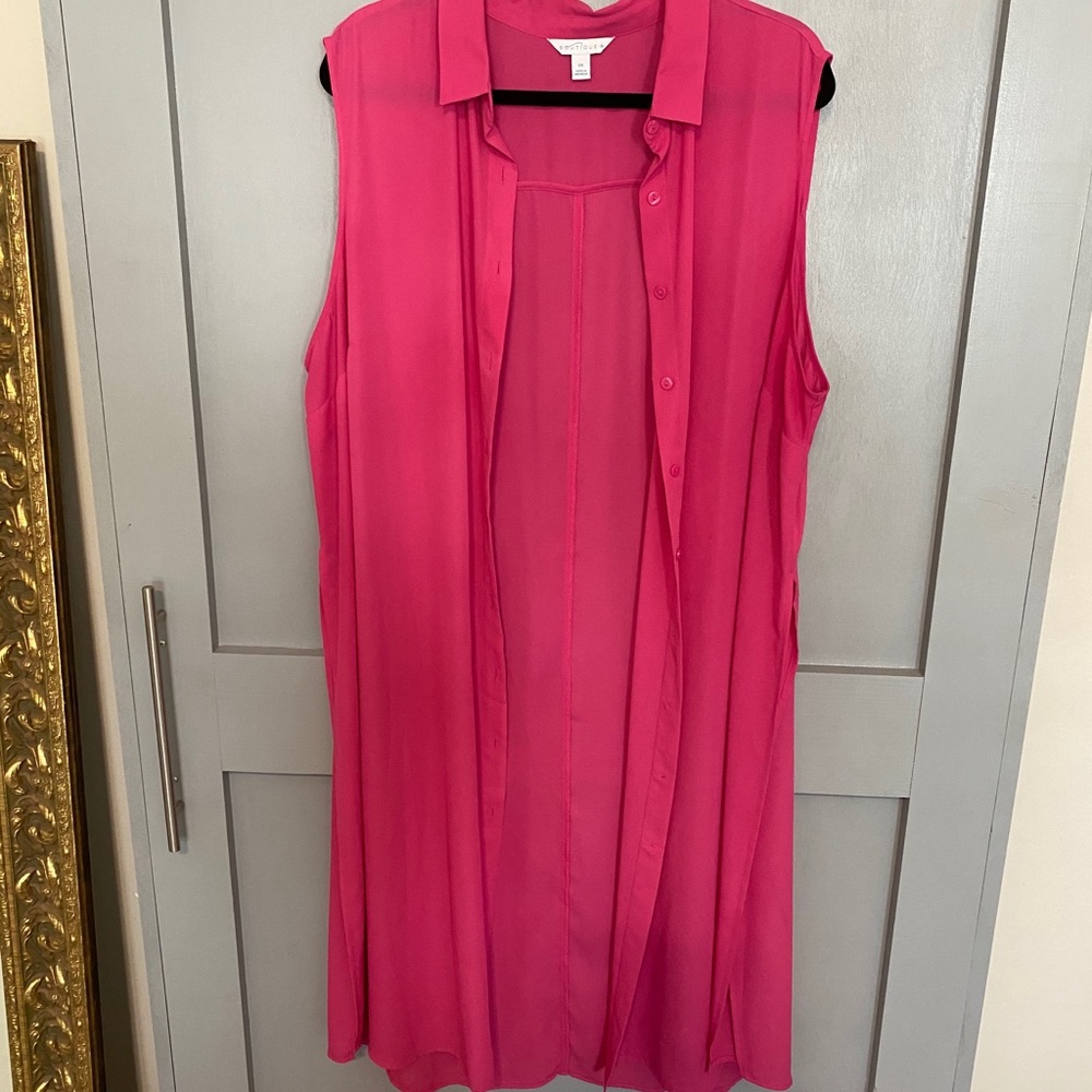 EUC Sleeveless maxi over piece